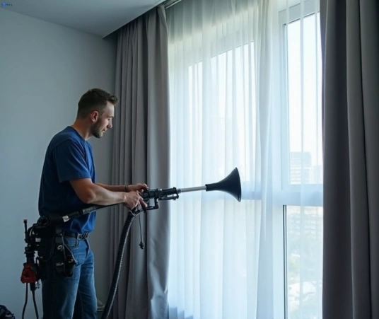Professional commercial curtain cleaning process equipment Matty Curtain Cleaning acacia-ridge